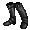 Coal Black Thigh-High Boots - virtual item (Questing)