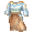 White Native American Dress - virtual item